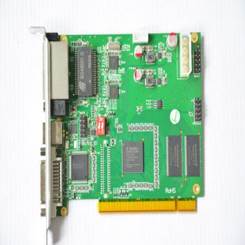 LED Sending Card installed in control setup